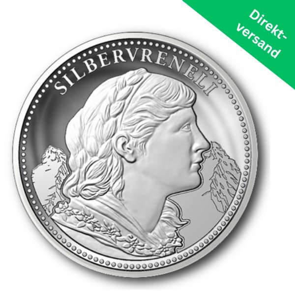 Silbervreneli Münze (2023) für Direktversand