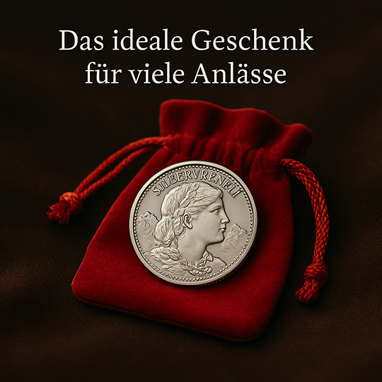 Silbervreneli als Geschenk